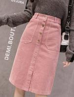 พรีออเดอร์ กระโปรง สวย ๆ กระโปรงยาวลูกฟูก สไตลเกาหลี ใส่ทำงานได้ สี ชมพูกะปิ ครีม ดำ พรีออเดอร์ กระโปรง สวย ๆ กระโปรงยาวลูกฟูก สไตลเกาหลี ใส่ทำงานได้ สี ชมพูกะปิ ครีม ดำ
