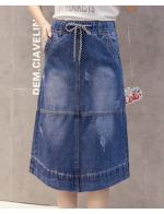 พรีออเดอร์ กระโปรงสั้น กระโปรงยีนส์ยาว มีสายรูดที่เอว เอวยืดหยุ่น ความยาวปิดเข่า กำลังพอดี มีสอง สี ยีนส์อ่อน ยีนส์เข้ม พรีออเดอร์ กระโปรงสั้น กระโปรงยีนส์ยาว มีสายรูดที่เอว เอวยืดหยุ่น ความยาวปิดเข่า กำลังพอดี มีสอง สี ยีนส์อ่อน ยีนส์เข้ม