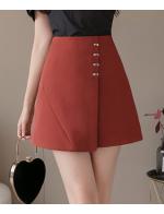 พรีออเดอร์ กระโปรงสั้น กระโปรงทำงาน ลายจุด สีกรม พรีออเดอร์ กระโปรงสั้น กระโปรงทำงาน ลายจุด สีกรม